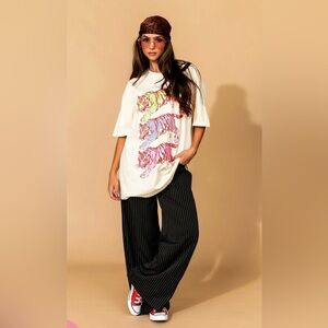 **SOLD OUT** Dressed in LALA Sticks and Stones Oversized Tiger Tee